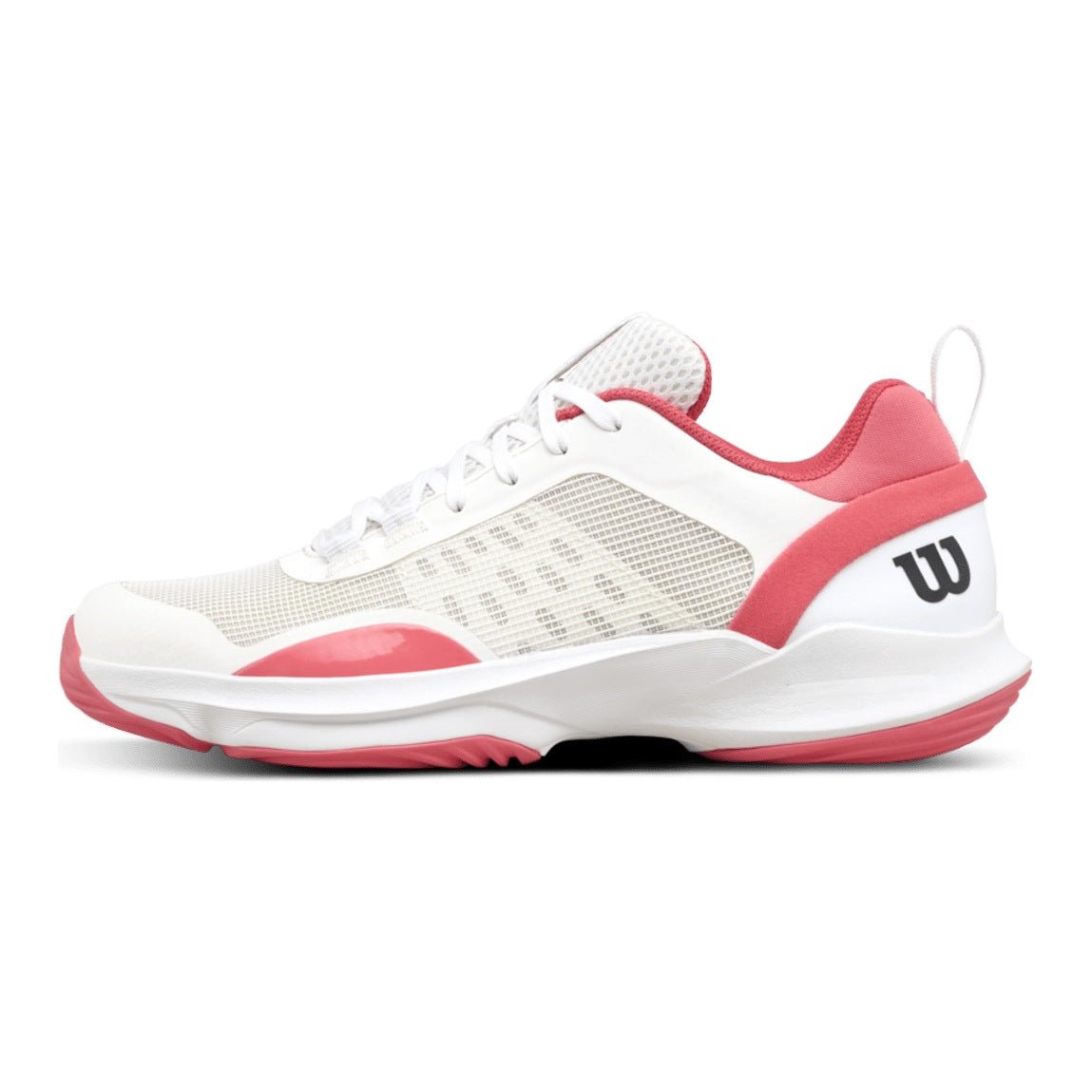 Wilson Hurakn Pro V2 Women's Padel Shoes - White/Dubarry - Racquet Point