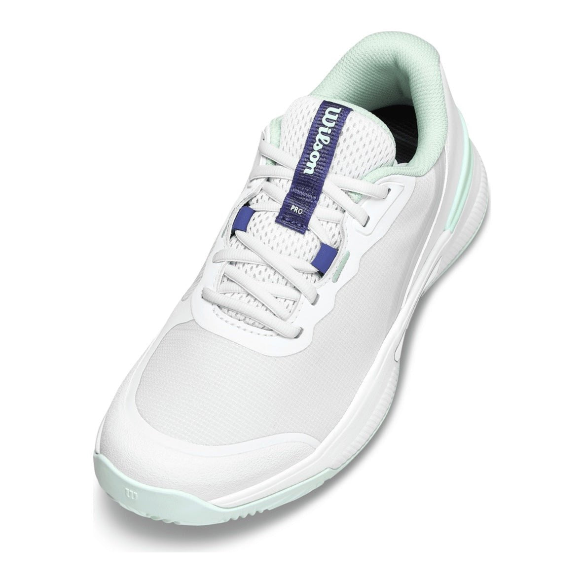 Wilson Intrigue Pro Clay Women's Tennis Shoes - Clear White/Bay - Racquet Point