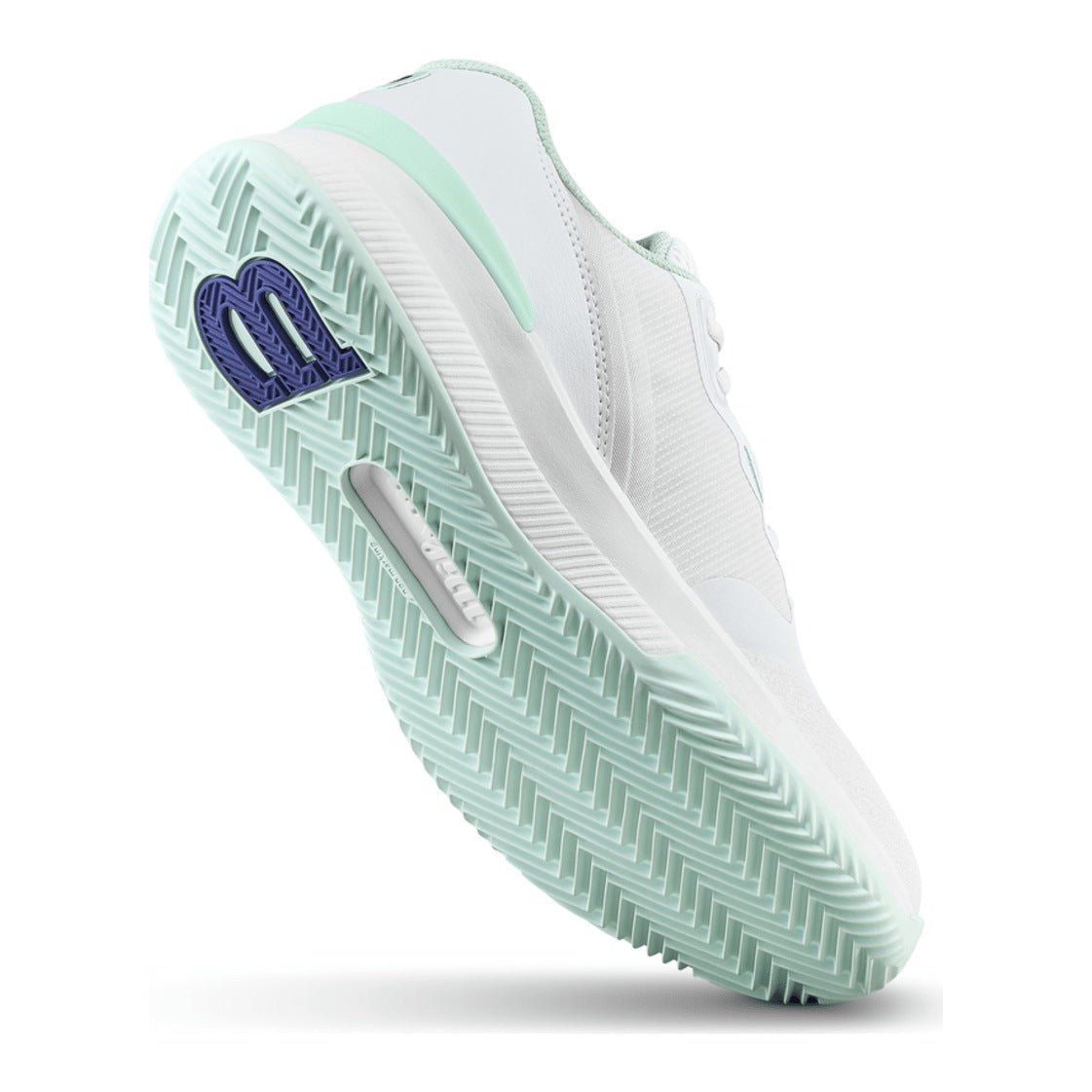 Wilson Intrigue Pro Clay Women's Tennis Shoes - Clear White/Bay - Racquet Point