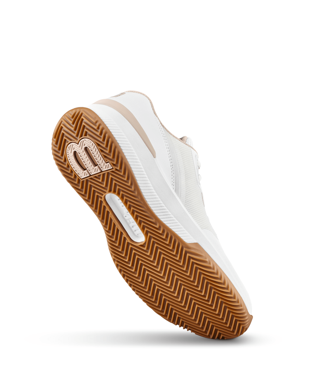 Wilson Intrigue Pro Clay Women's Tennis Shoes - Clear White/Cameo Rose - Racquet Point