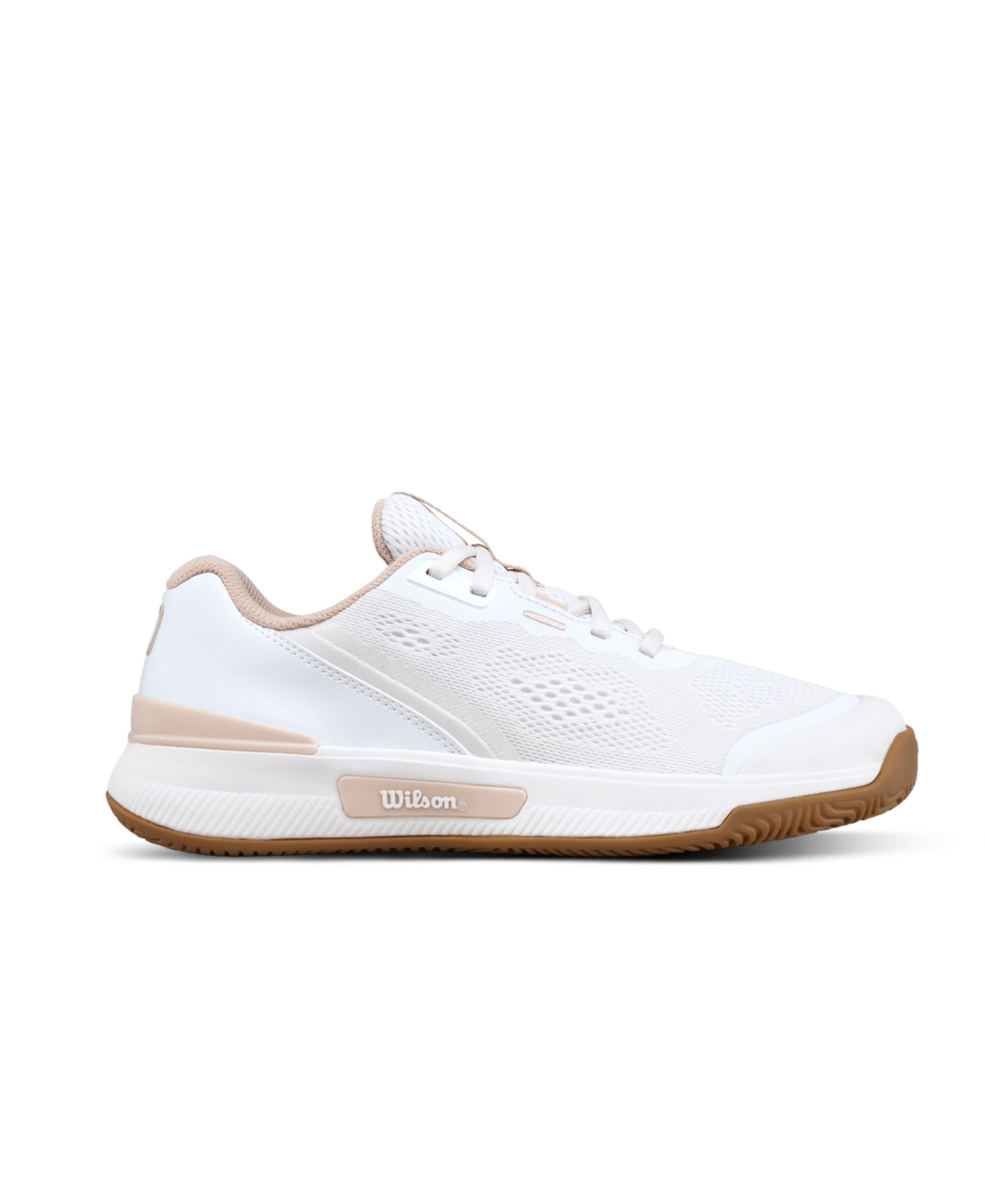 Wilson Intrigue Pro Women's Tennis Shoes - White/Cameo Rose - Racquet Point
