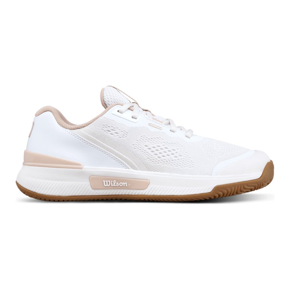 Wilson Intrigue Pro Women's Tennis Shoes - White/Cameo Rose - Racquet Point