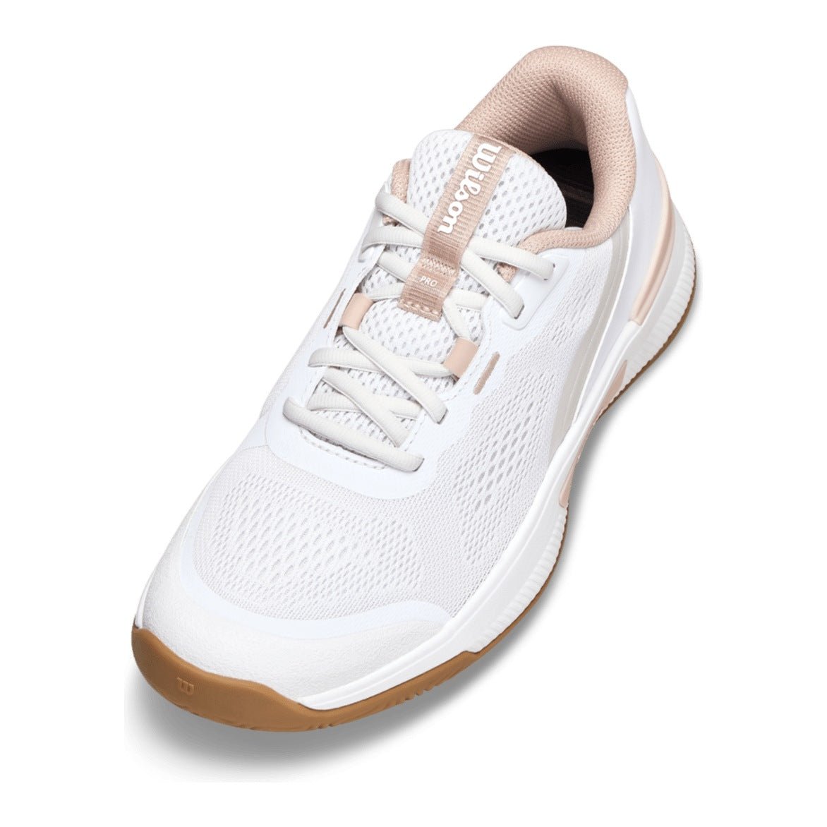 Wilson Intrigue Pro Women's Tennis Shoes - White/Cameo Rose - Racquet Point