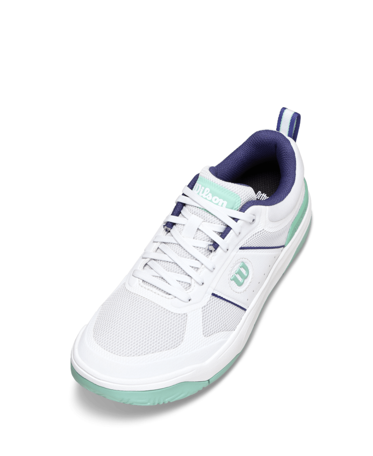 Wilson Pickle Pro Women's Pickleball Shoes - White/Bay - Racquet Point