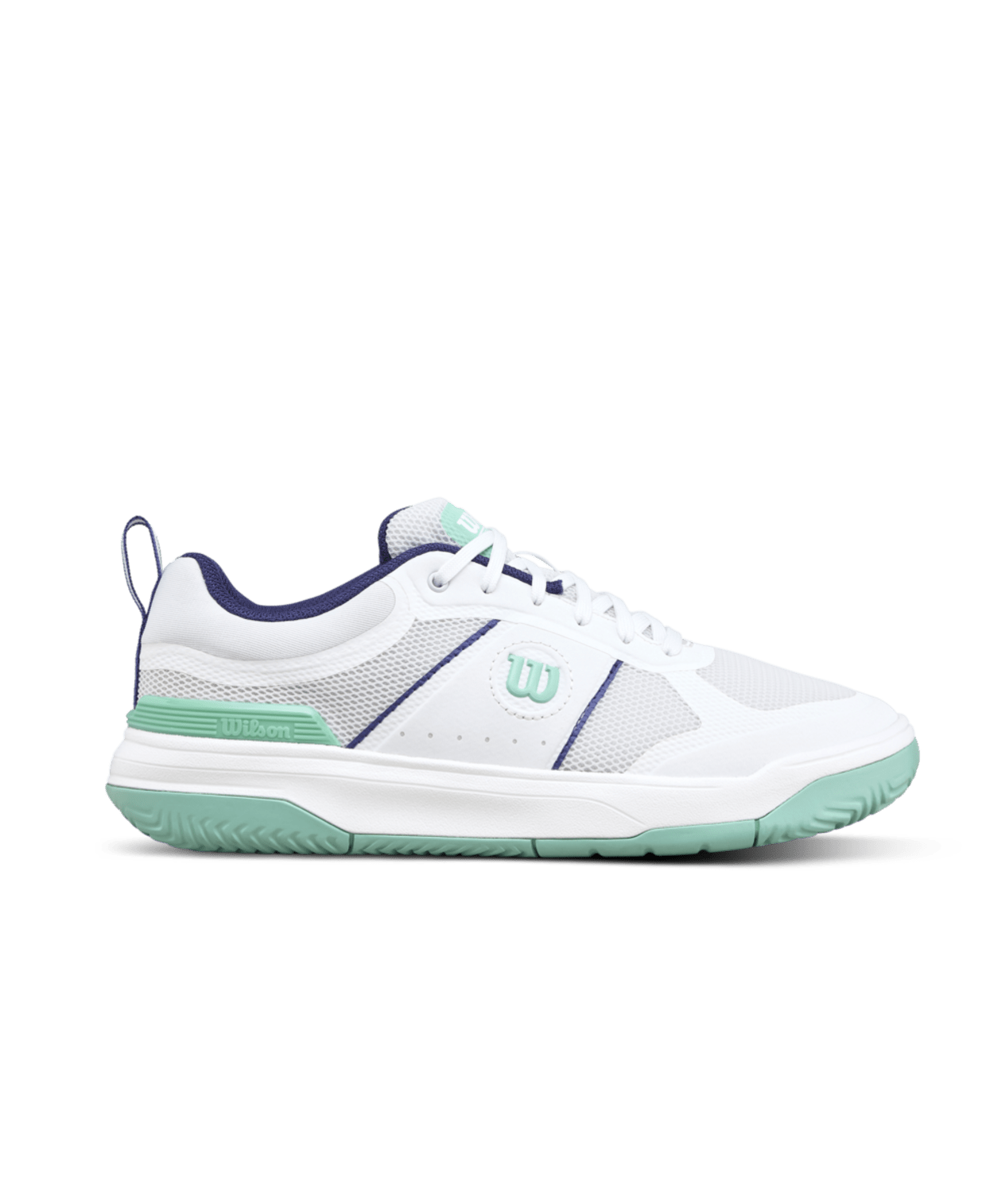 Wilson Pickle Pro Women's Pickleball Shoes - White/Bay - Racquet Point