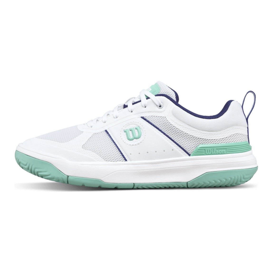 Wilson Pickle Pro Women's Pickleball Shoes - White/Bay - Racquet Point