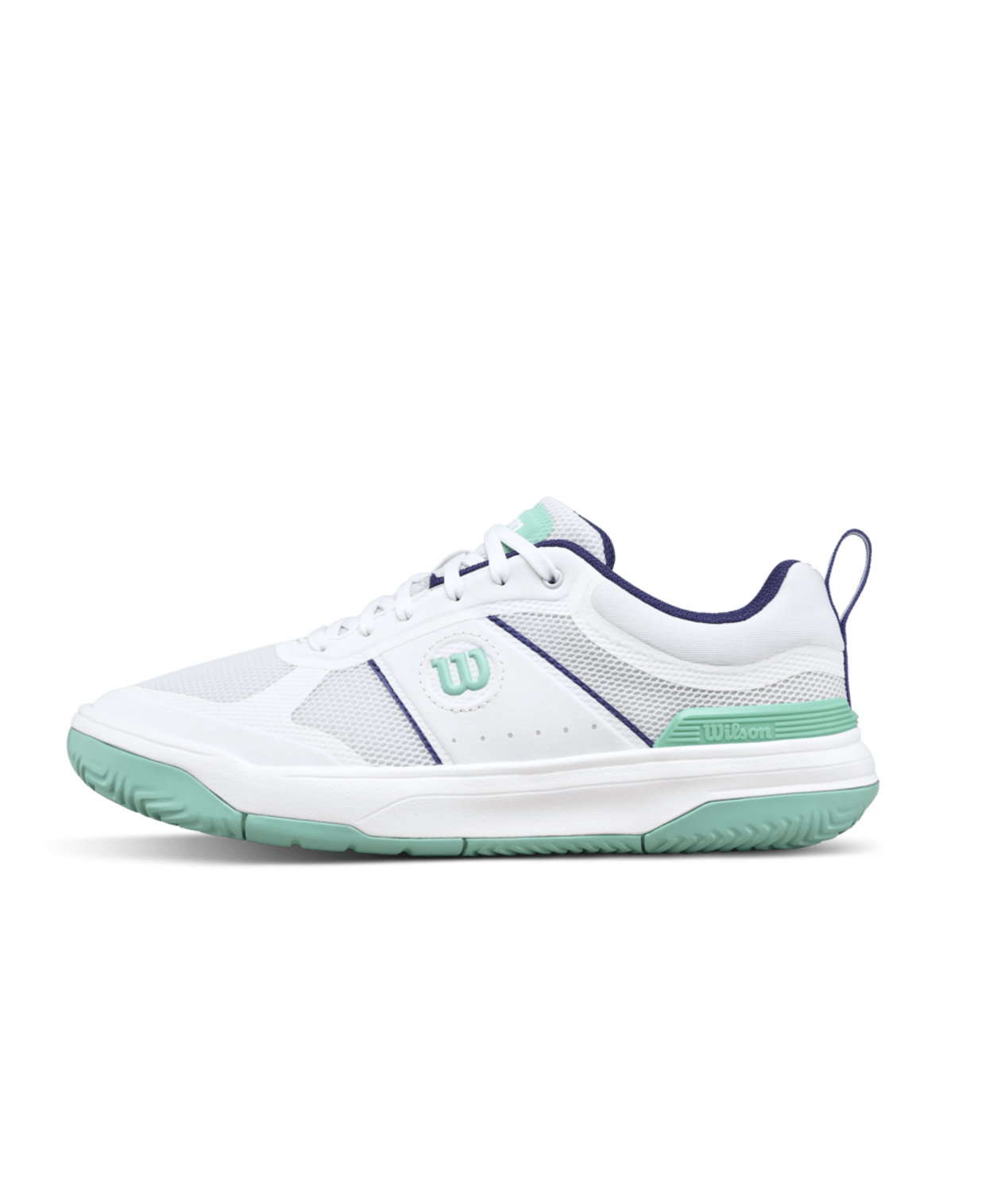 Wilson Pickle Pro Women's Pickleball Shoes - White/Bay - Racquet Point