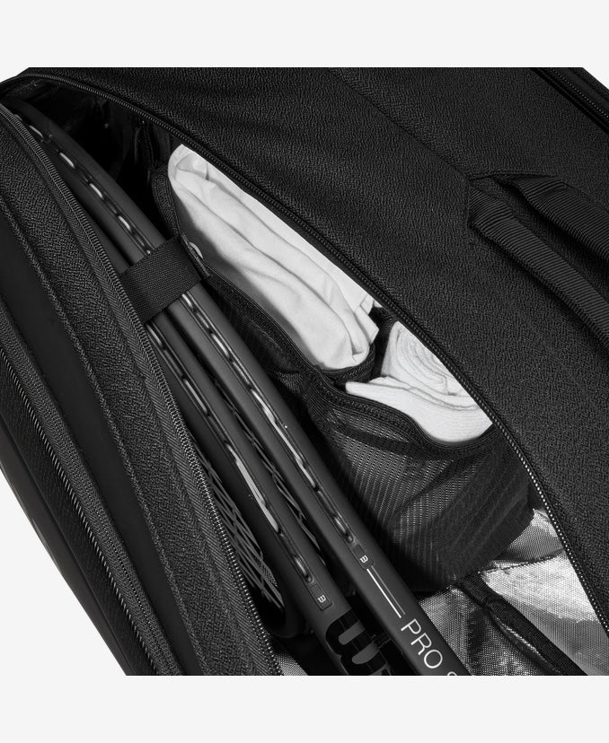Wilson RF DNA 12 Pack Tennis Bag - Black - Racquet Point