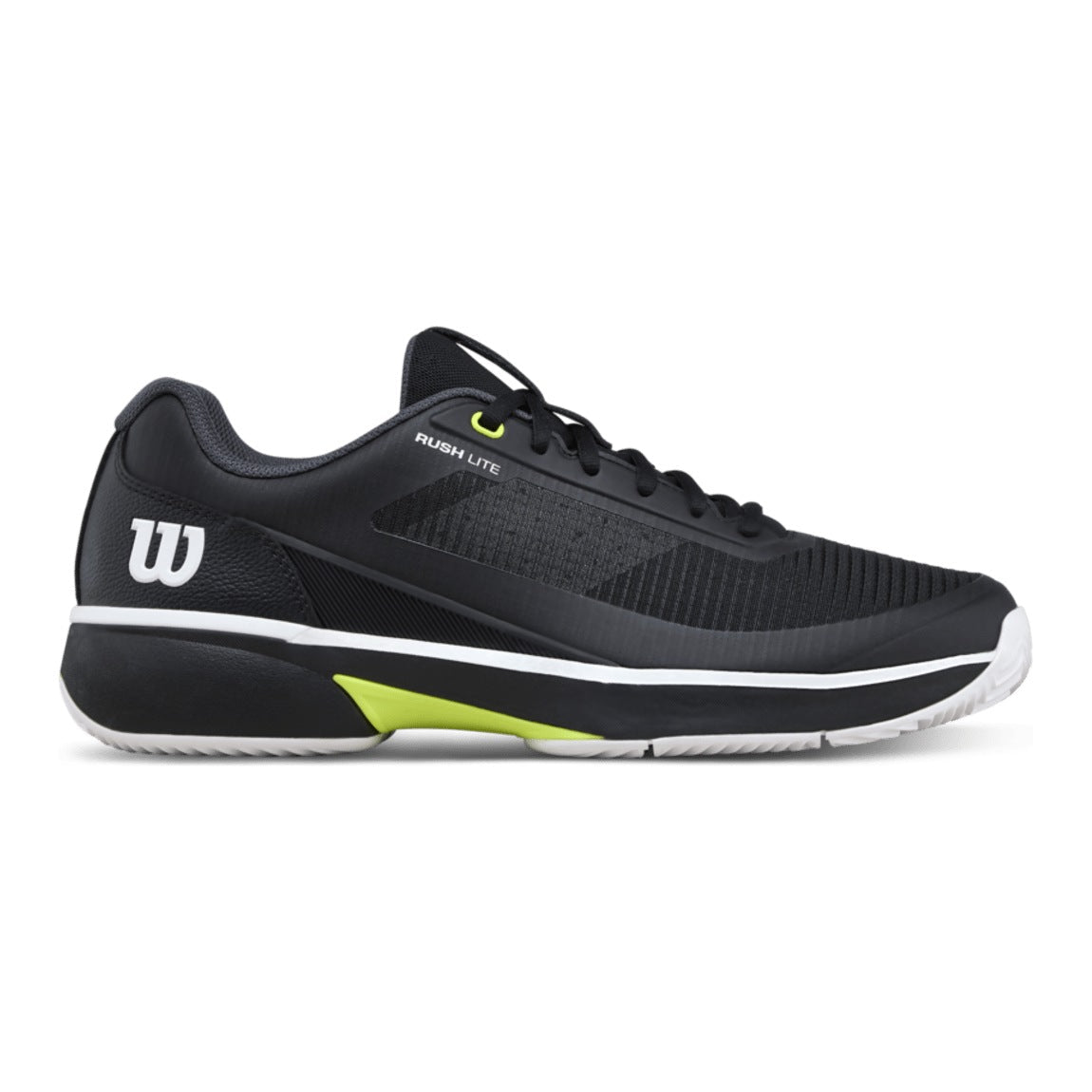 Wilson Rush Lite 5 Clay Men's Tennis Shoes - Black/White - Racquet Point