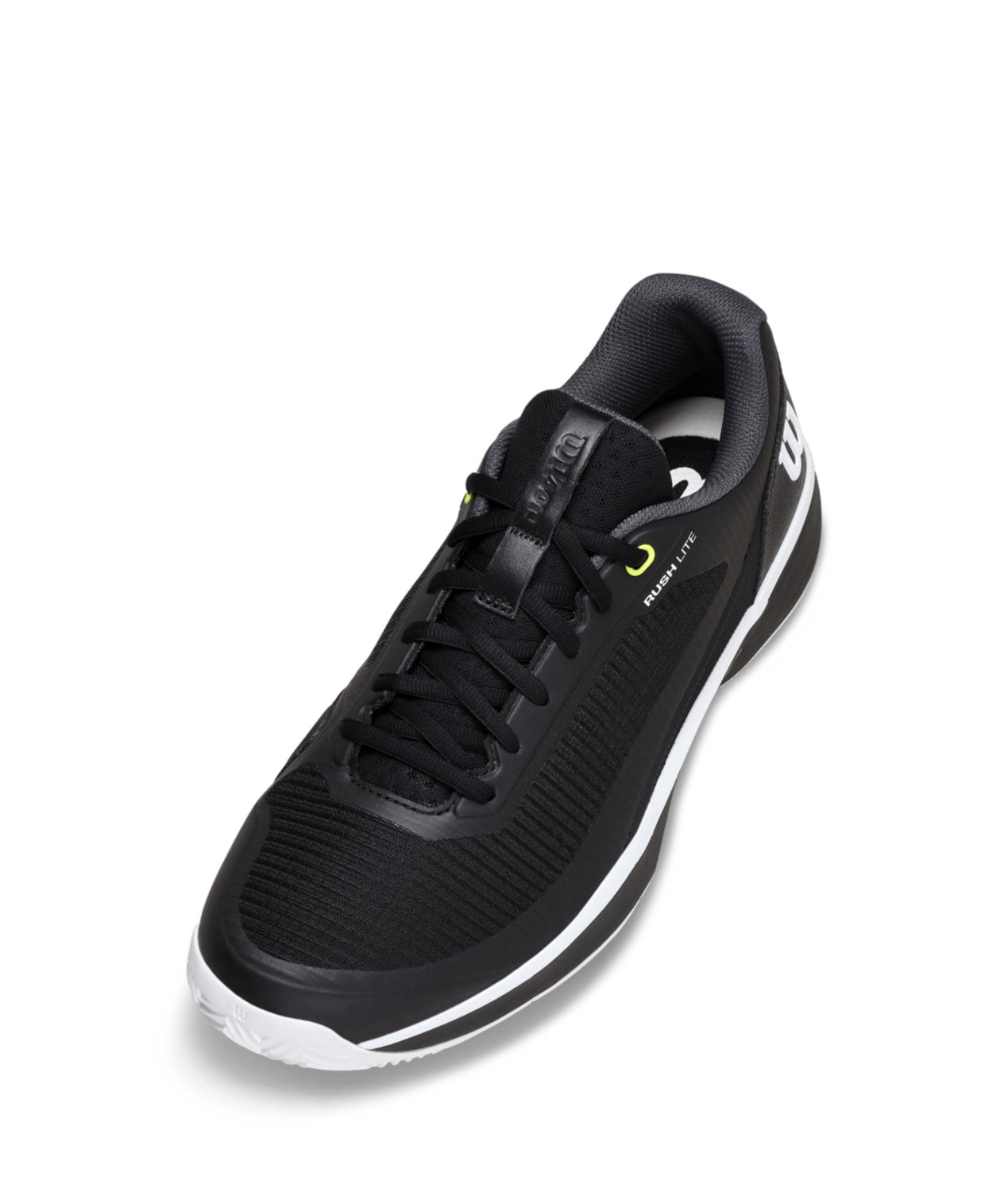 Wilson Rush Lite 5 Clay Men's Tennis Shoes - Black/White - Racquet Point
