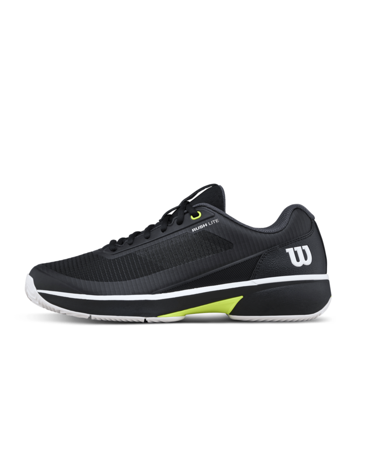 Wilson Rush Lite 5 Clay Men's Tennis Shoes - Black/White - Racquet Point