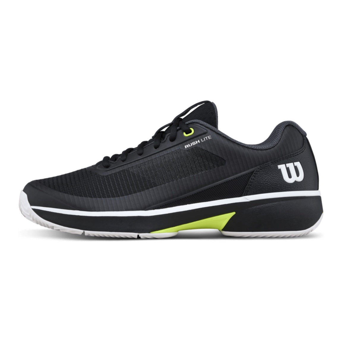 Wilson Rush Lite 5 Clay Men's Tennis Shoes - Black/White - Racquet Point