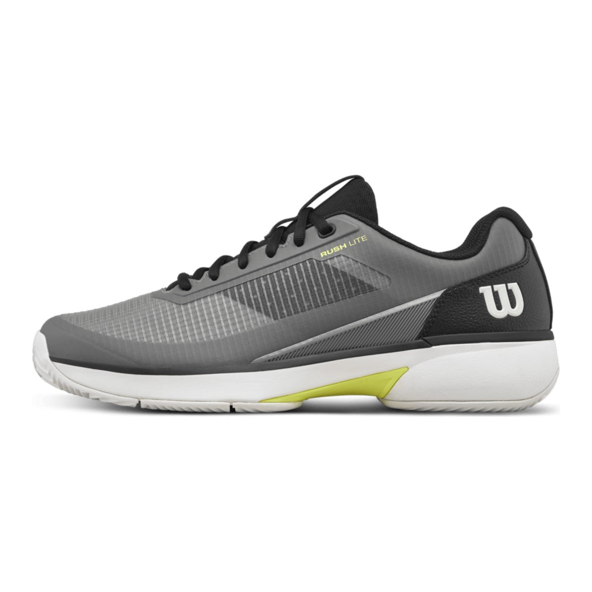 Wilson Rush Lite 5 Clay Men's Tennis Shoes - Titanium/Black - Racquet Point