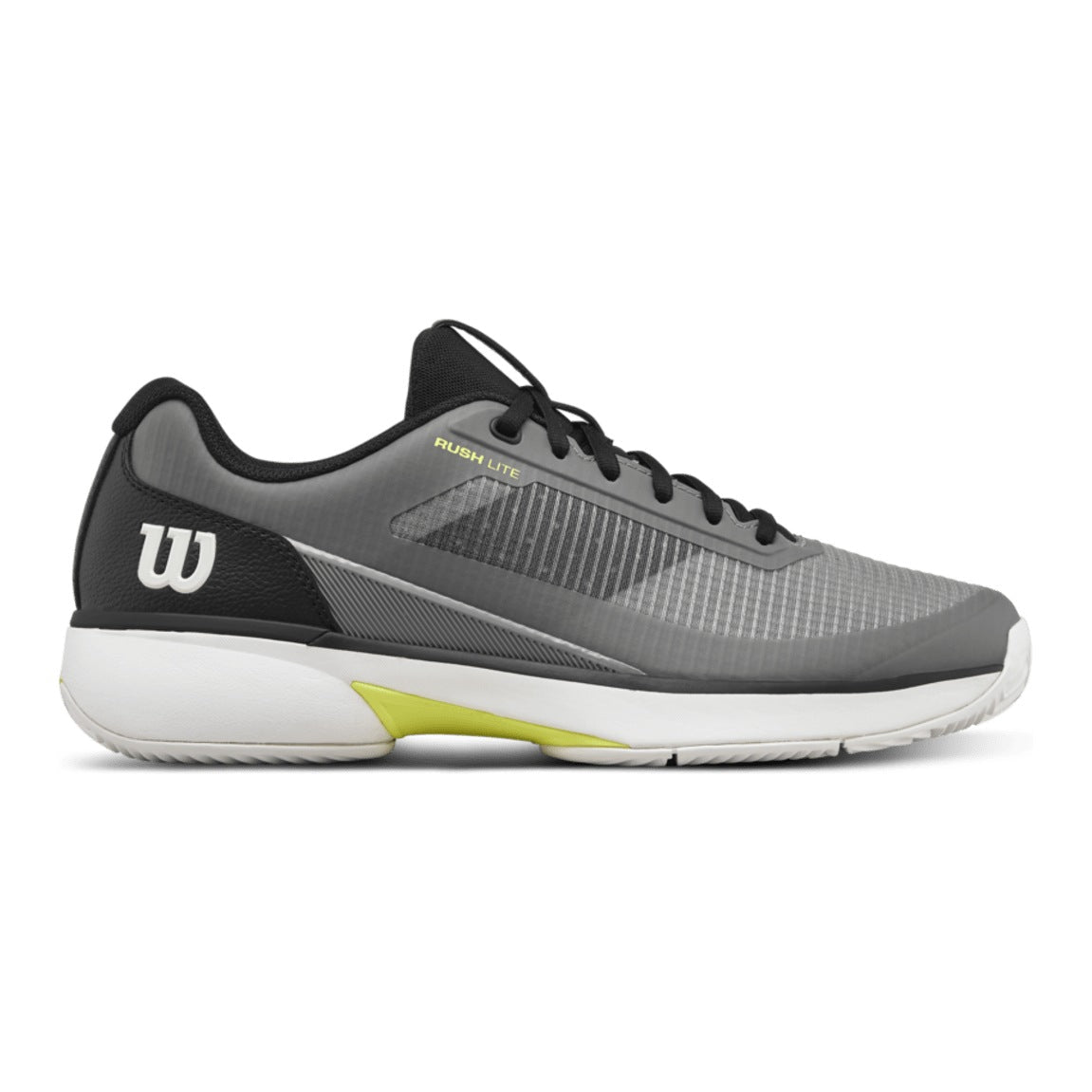 Wilson Rush Lite 5 Clay Men's Tennis Shoes - Titanium/Black - Racquet Point