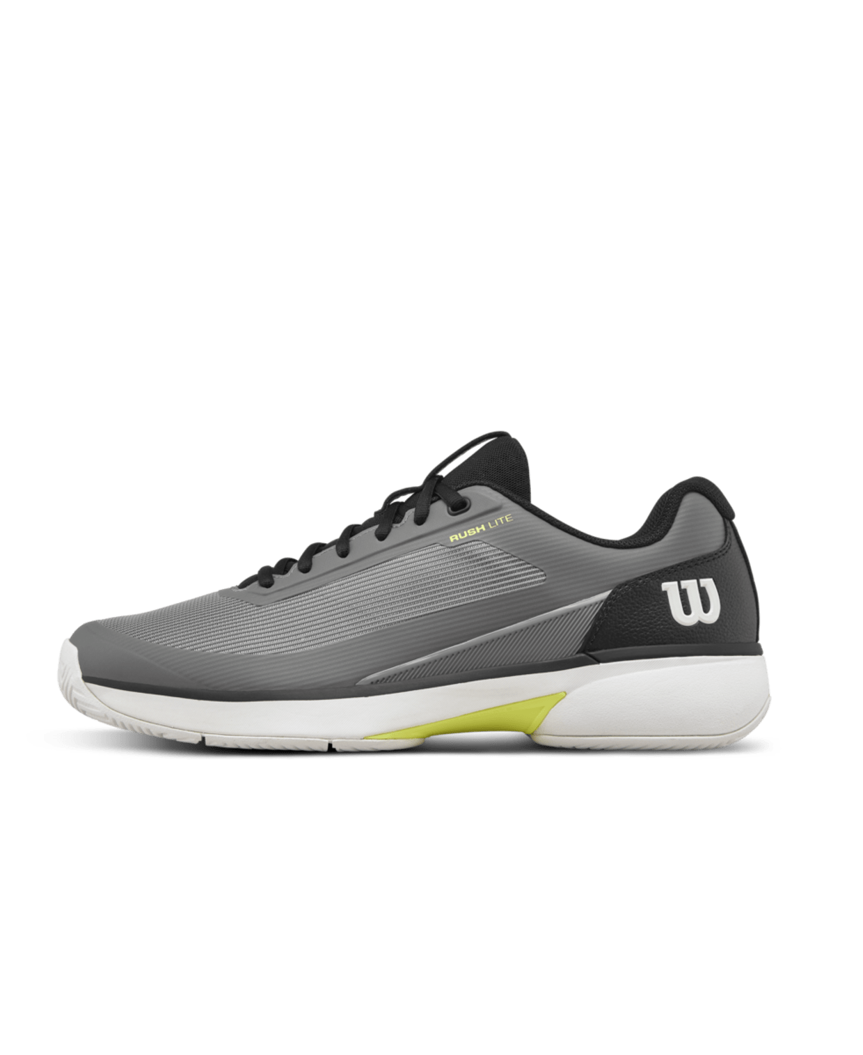 Wilson Rush Lite 5 Men's Tennis Shoes - Titanium/Black - Racquet Point