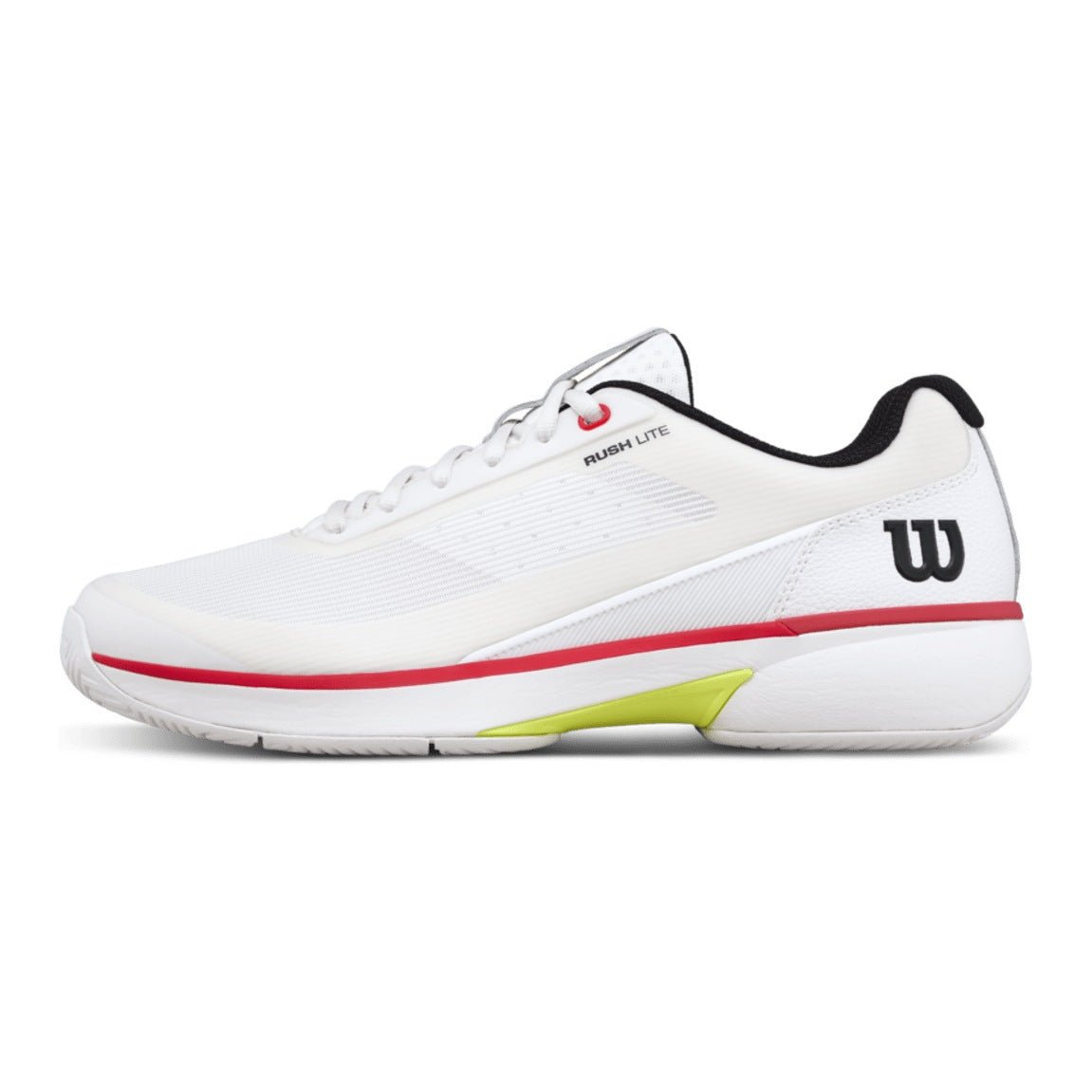 Wilson Rush Lite 5 Men's Tennis Shoes - White/Black - Racquet Point