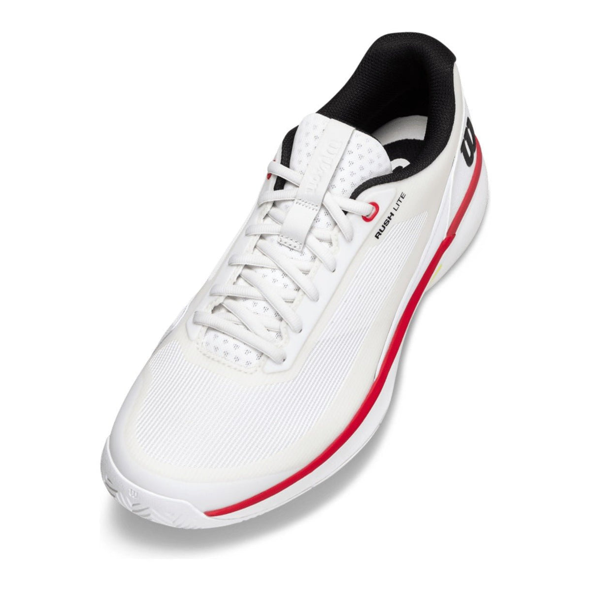Wilson Rush Lite 5 Men's Tennis Shoes - White/Black - Racquet Point