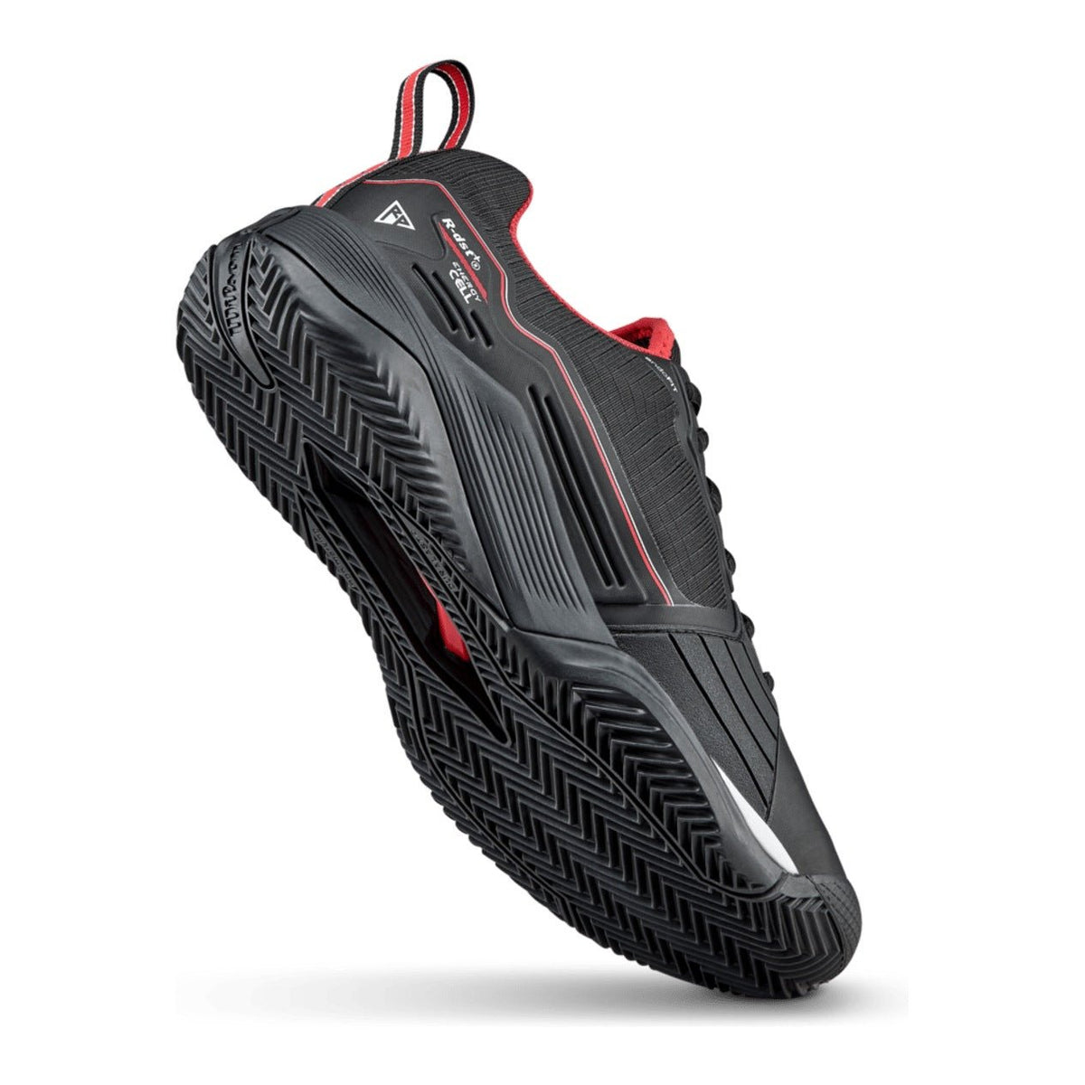 Wilson Rush Pro 4.5 Clay Men's Tennis Shoes - Black/Infrared - Racquet Point