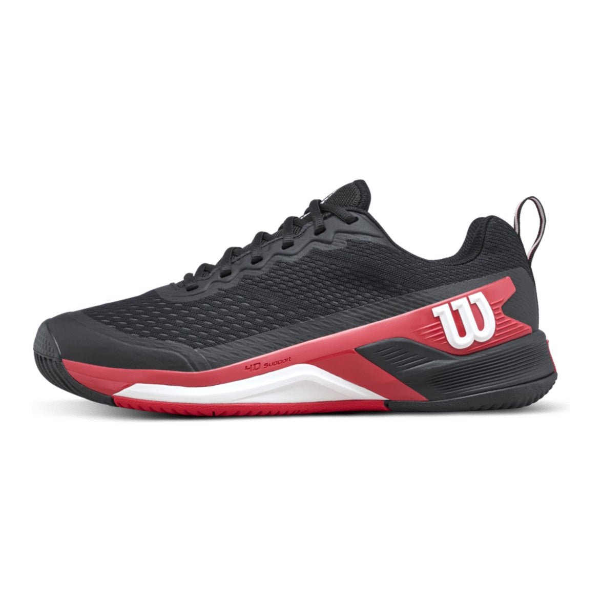 Wilson Rush Pro 4.5 Men's Tennis Shoes - Black/Infrared - Racquet Point