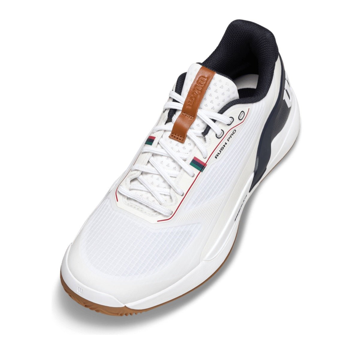 Wilson Rush Pro 5 Clay Men's Tennis Shoes - White/Navy Blazer - Racquet Point