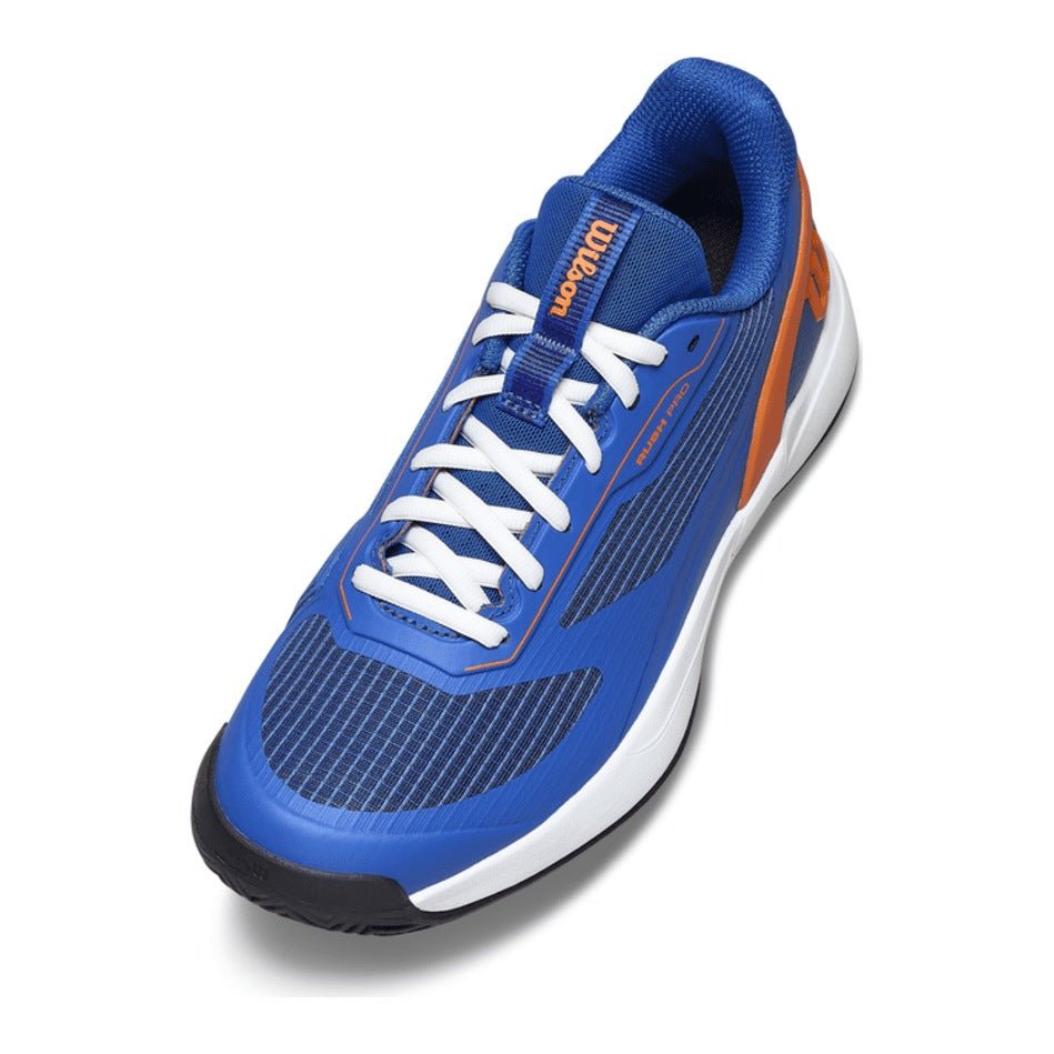 Wilson Rush Pro 5 Jr Tennis Shoes - Deja Vu Blue/White - Racquet Point