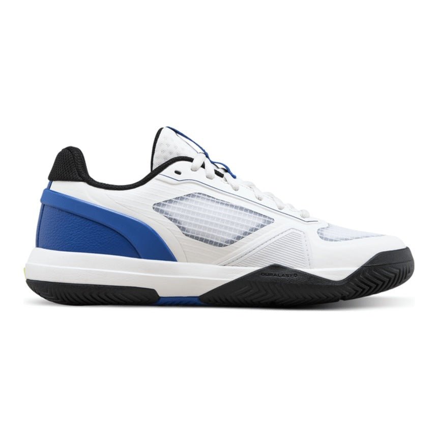 Wilson Rush Pro 5 Jr Tennis Shoes - White/Deja Vu Blue - Racquet Point