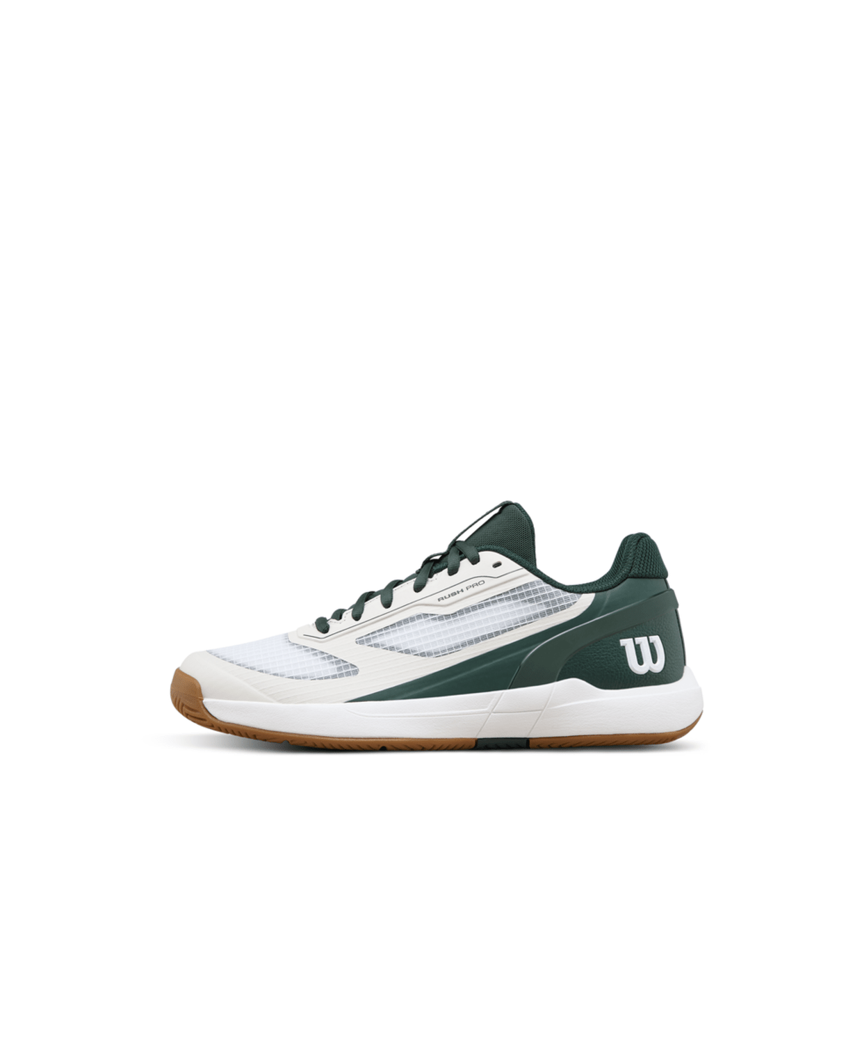 Wilson Rush Pro 5 Jr Tennis Shoes - White/Sycamore - Racquet Point