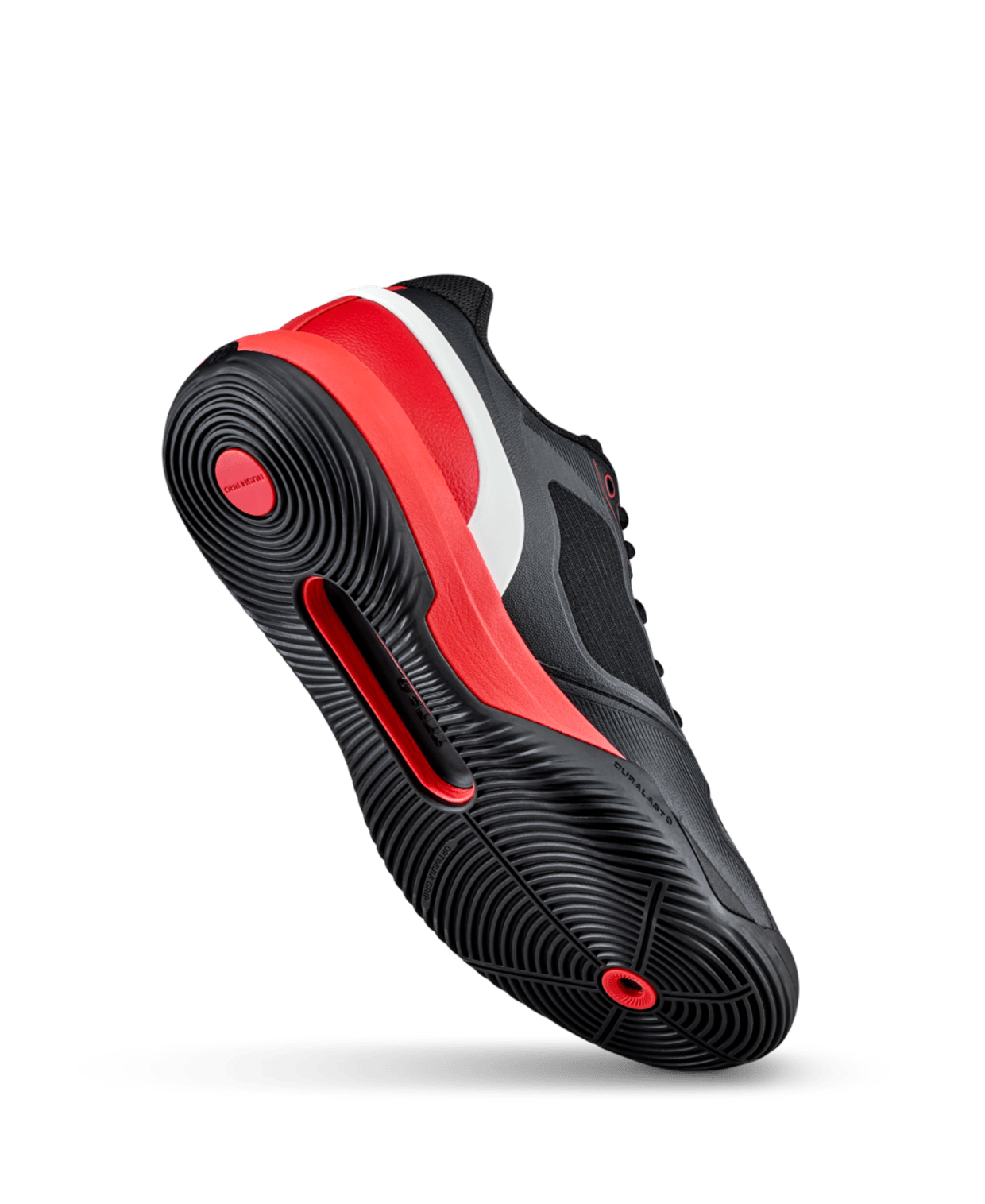 Wilson Rush Pro 5 Men's Padel Shoes - Black/Infrared - Racquet Point