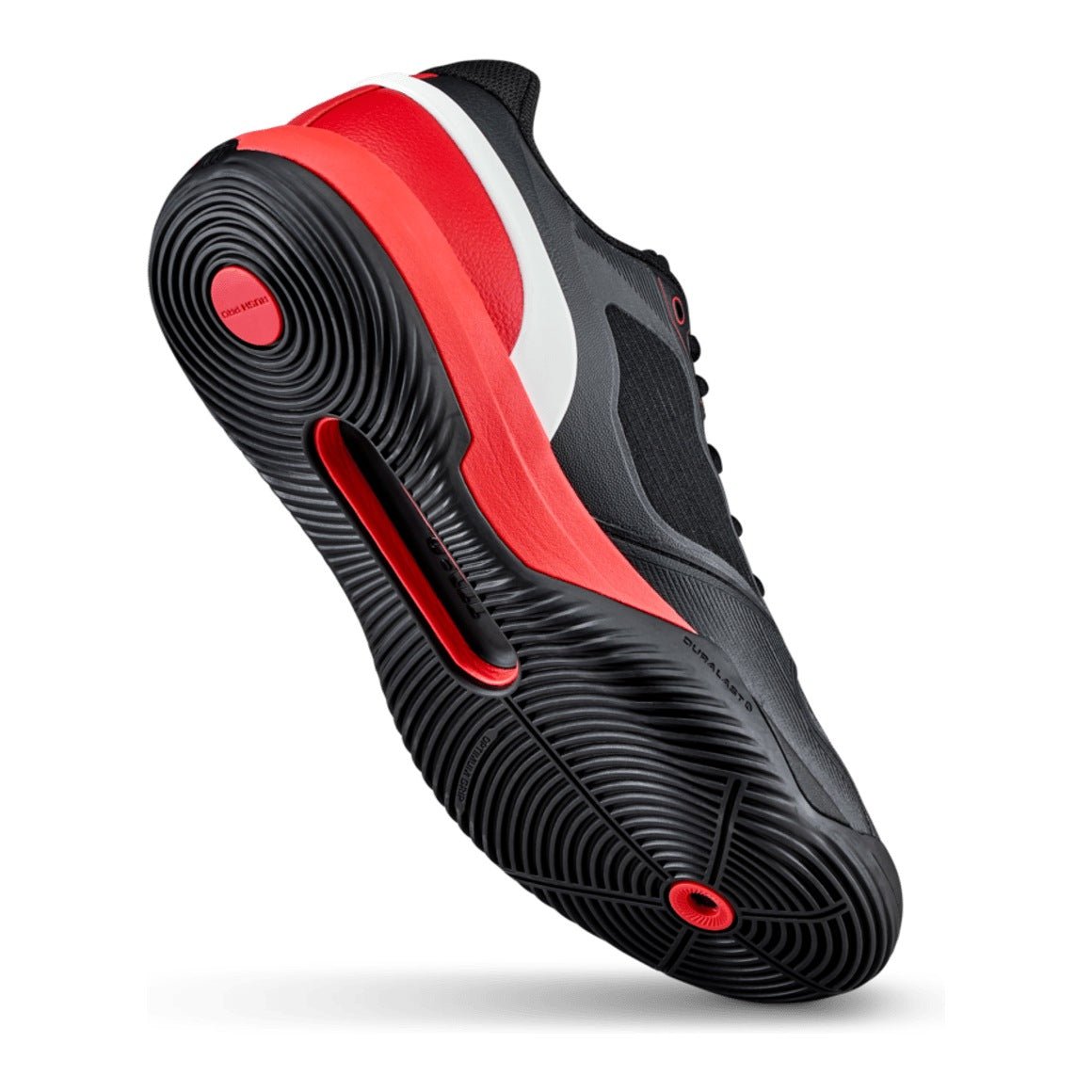 Wilson Rush Pro 5 Men's Padel Shoes - Black/Infrared - Racquet Point