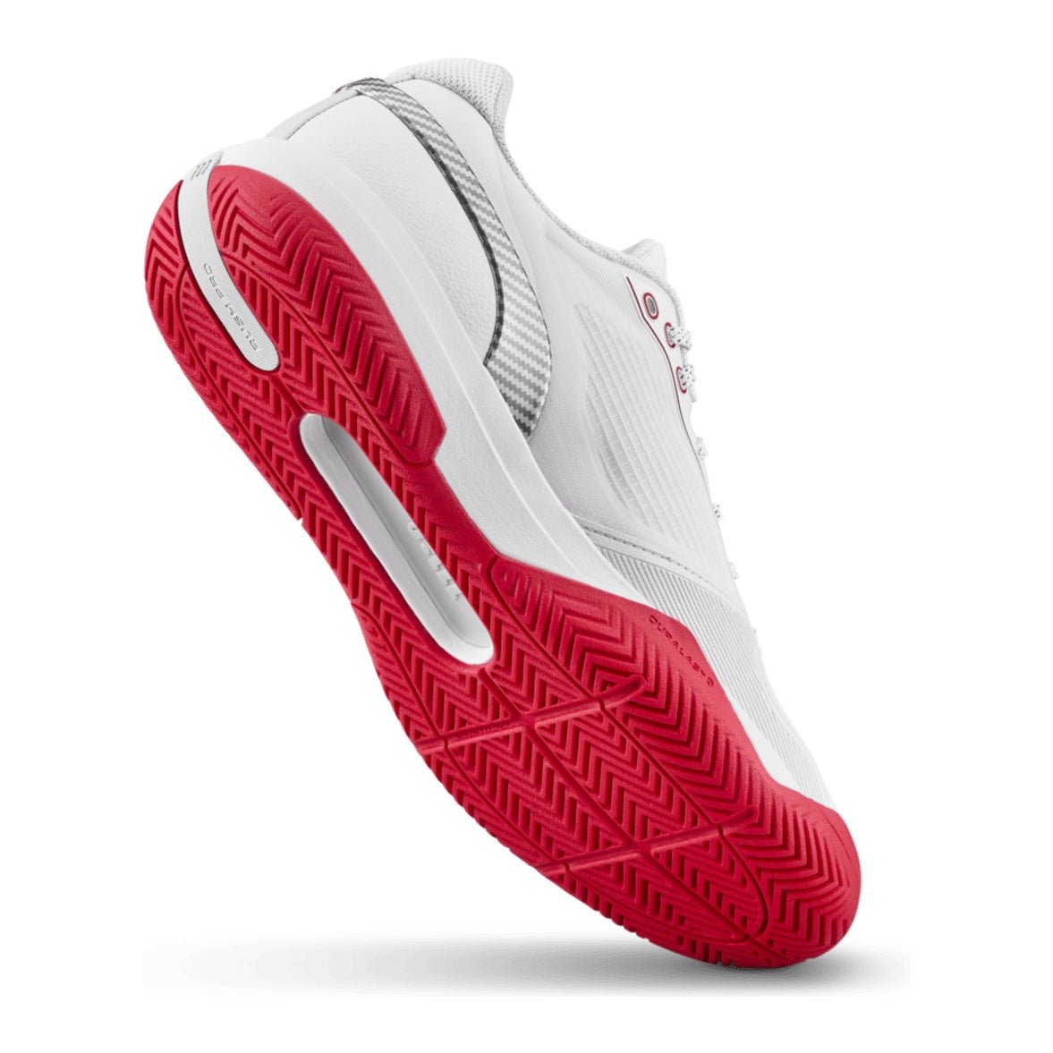 Wilson Rush Pro 5 Men's Tennis Shoes - Bright White/Wilson Red - Racquet Point