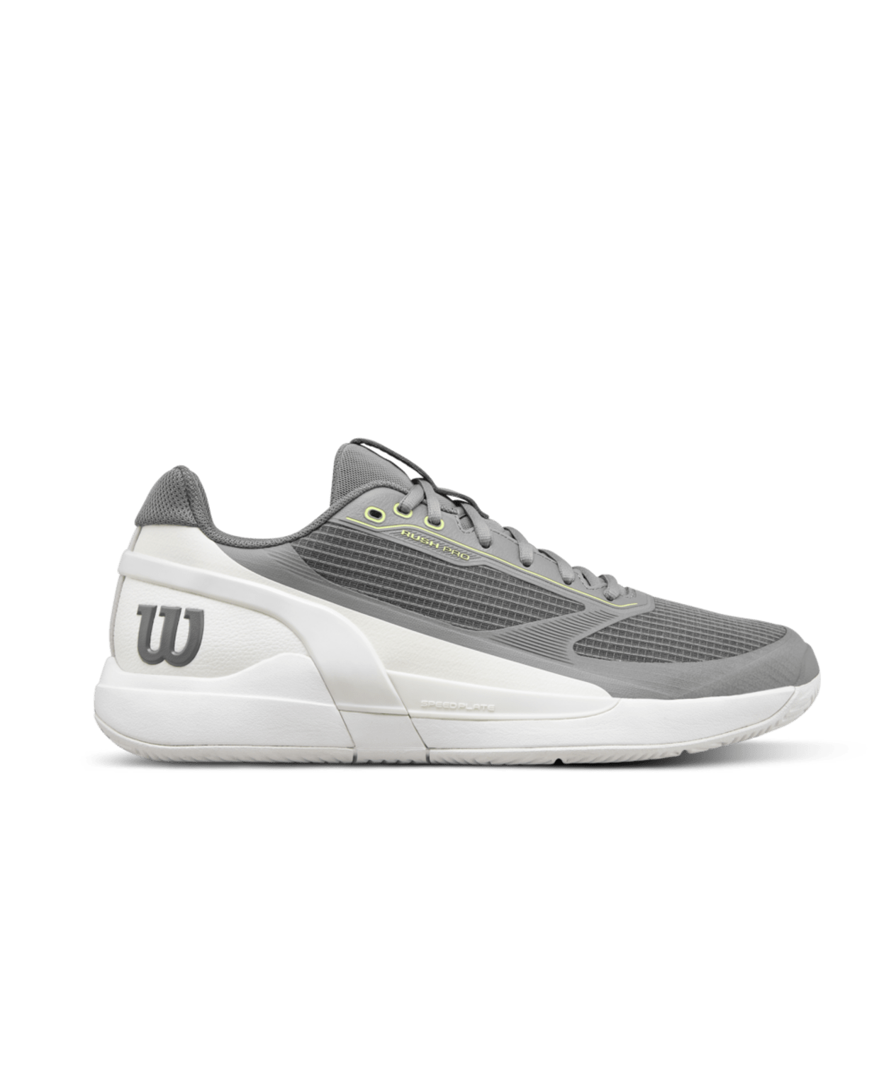 Wilson Rush Pro 5 Men's Tennis Shoes - Titanium/Snow White - Racquet Point