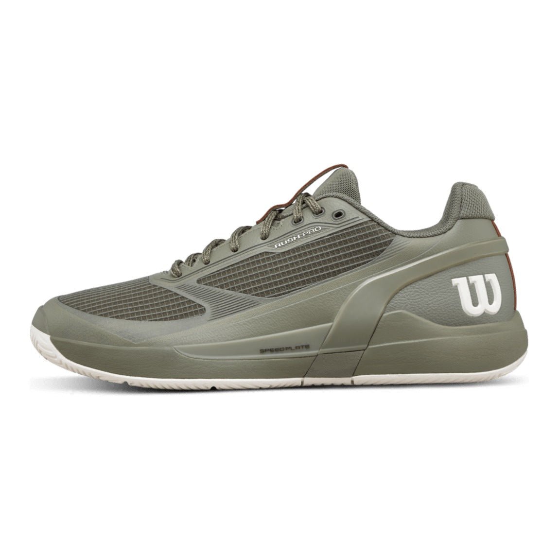 Wilson Rush Pro 5 Men's Tennis Shoes - Vetiver/Tofu - Racquet Point