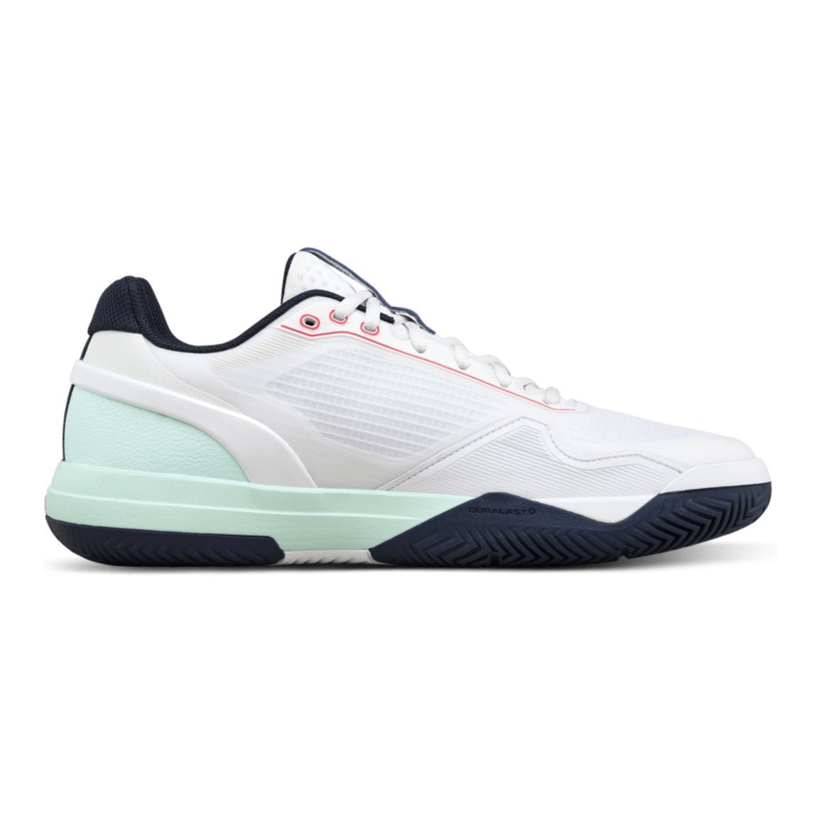 Wilson Rush Pro 5 Men's Tennis Shoes - White/Bay - Racquet Point