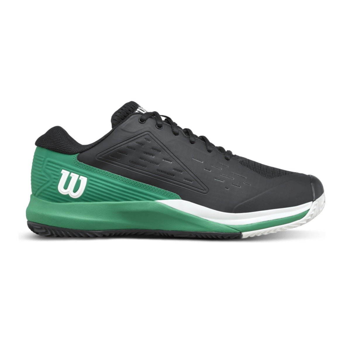 Wilson Rush Pro Ace Clay Men's Tennis Shoes - Black/Bosphorus - Racquet Point