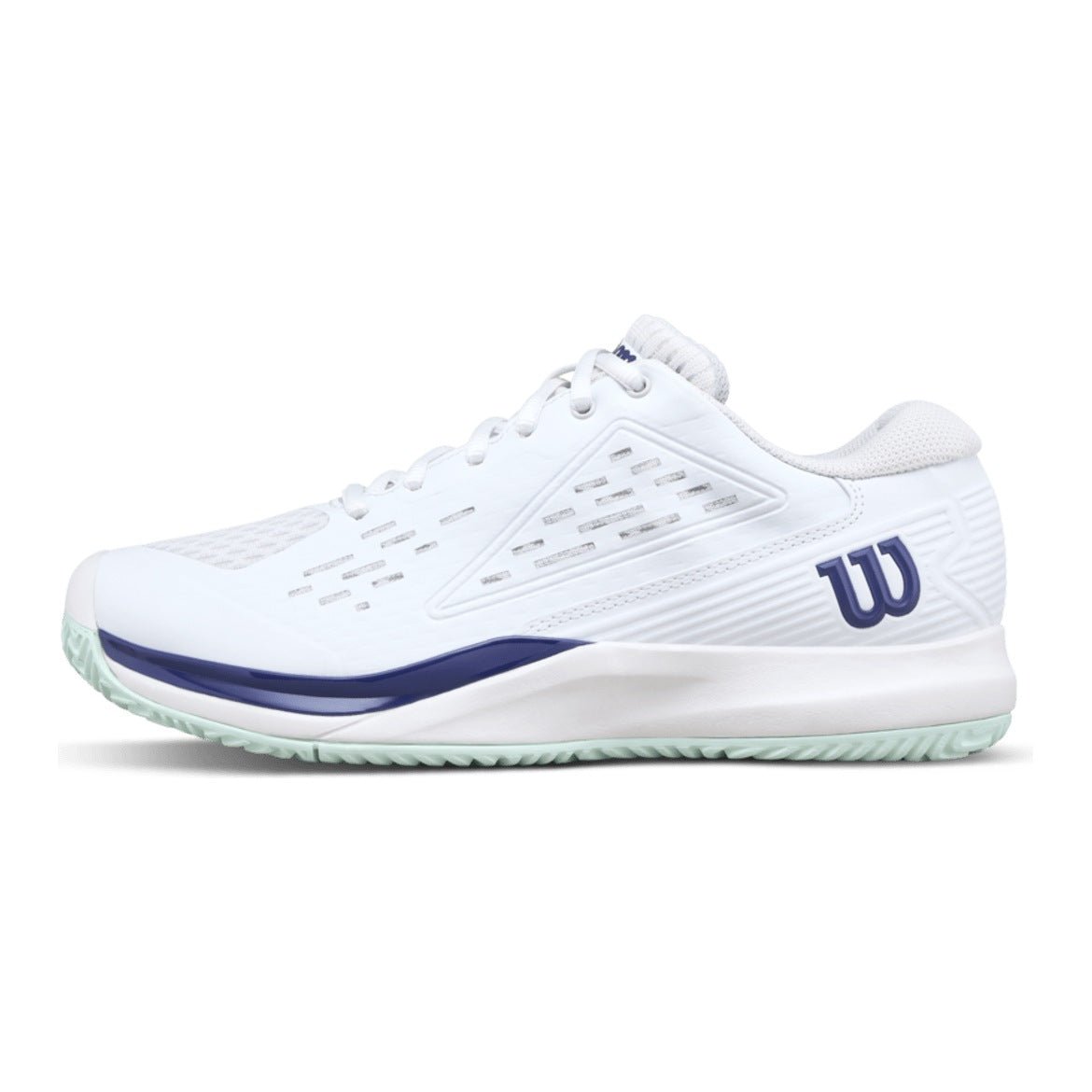 Wilson Rush Pro Ace Junior Tennis Shoes - White/Bay - Racquet Point