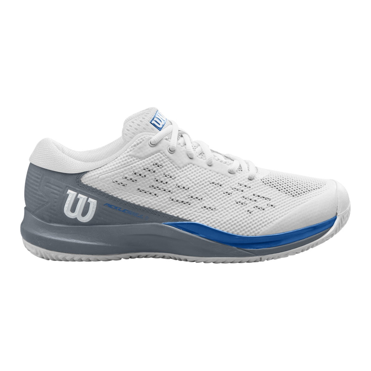 Wilson Rush Pro Ace Pickler Men's Pickleball Shoes - White/Stormy Weather - Racquet Point
