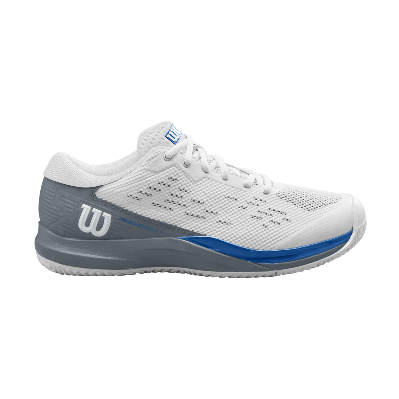 Wilson Rush Pro Ace Pickler Men's Pickleball Shoes - White/Stormy Weather - Racquet Point