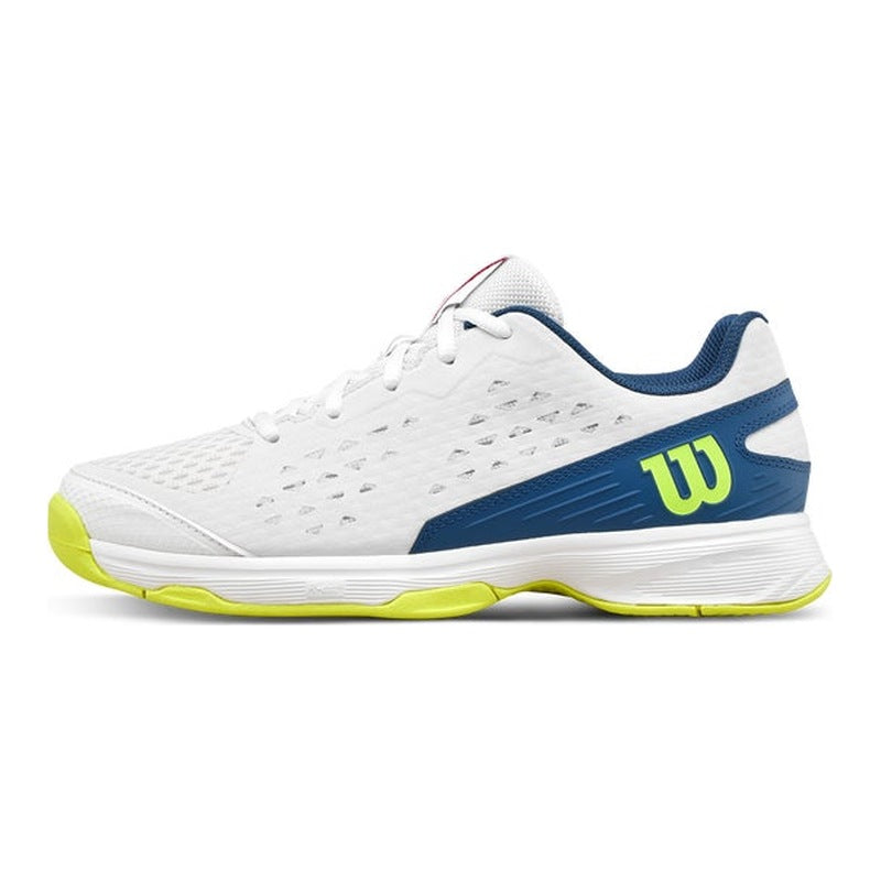 Wilson Rush Pro Junior L Tennis Shoes - Snow White - Racquet Point
