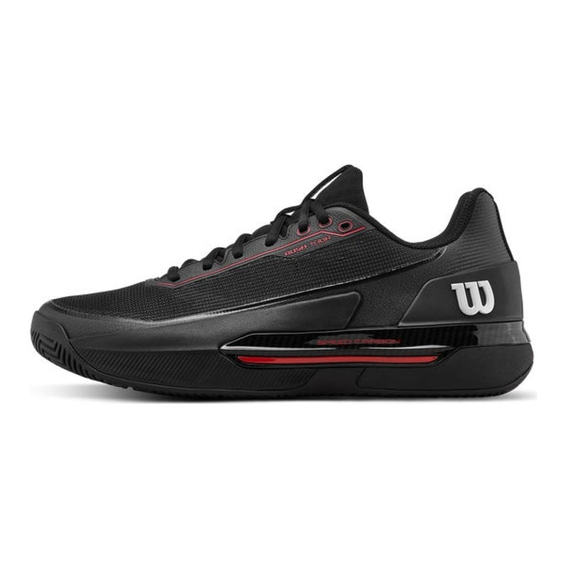 Wilson Rush Tour 5 Men's Tennis Shoes - Black/Red - Racquet Point