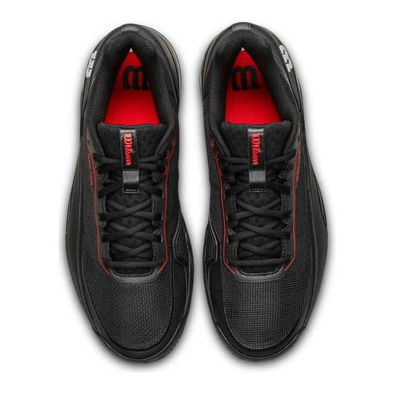 Wilson Rush Tour 5 Men's Tennis Shoes - Black/Red - Racquet Point