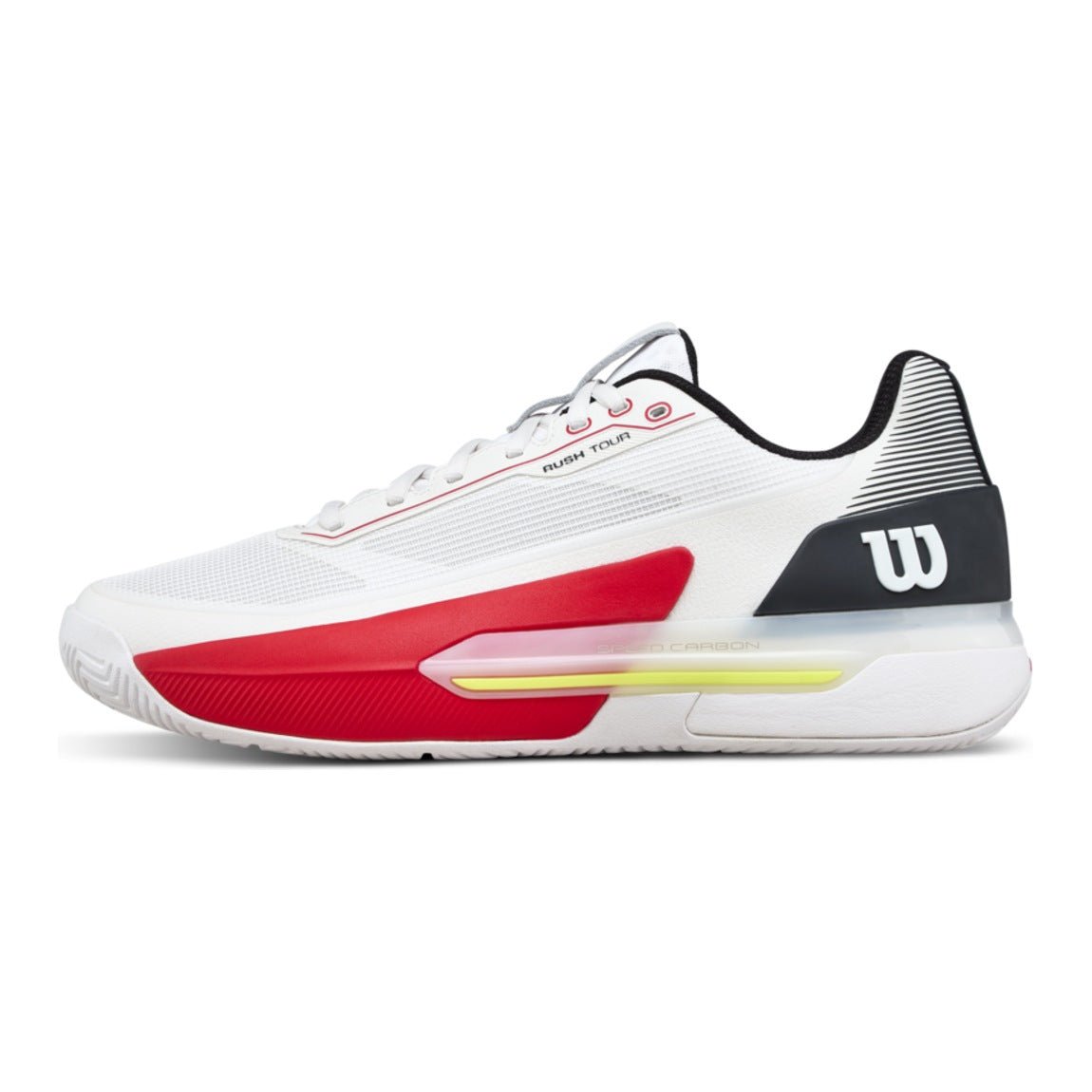Wilson Rush Tour 5 Men's Tennis Shoes - White/Black - Racquet Point