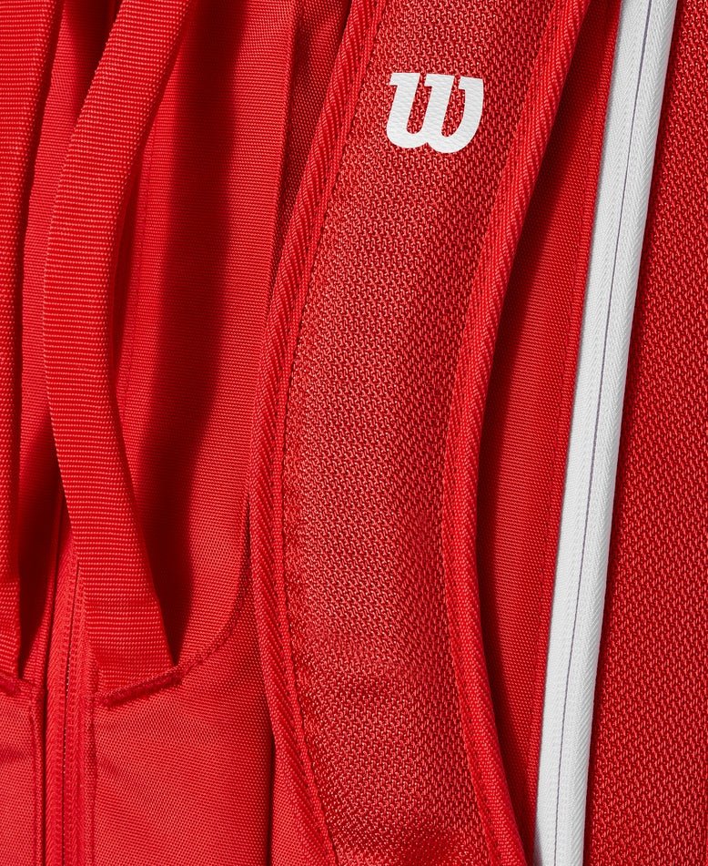 Wilson Super Tour 15 Pack Tennis Bag - Red (2025) - Racquet Point