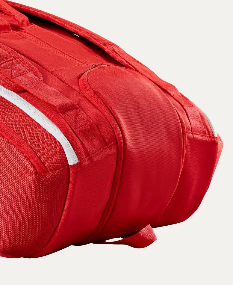 Wilson Super Tour 15 Pack Tennis Bag - Red (2025) - Racquet Point