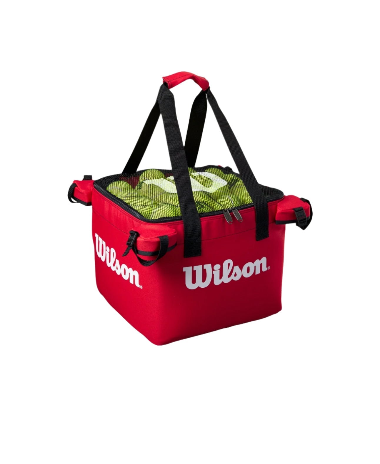 Wilson Tennis Teaching Ball Cart with Red Bag - Racquet Point