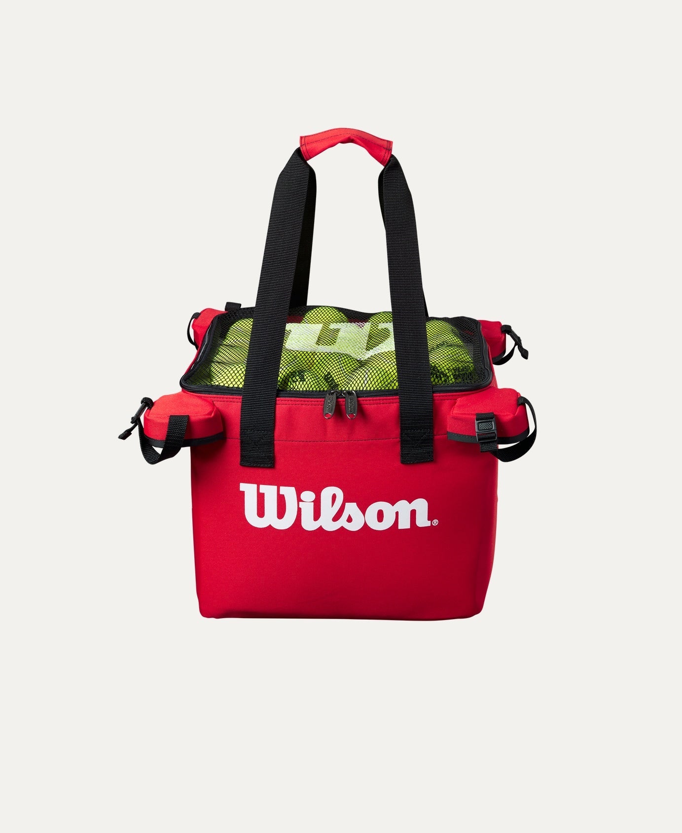 Wilson Tennis Teaching Ball Cart with Red Bag - Racquet Point