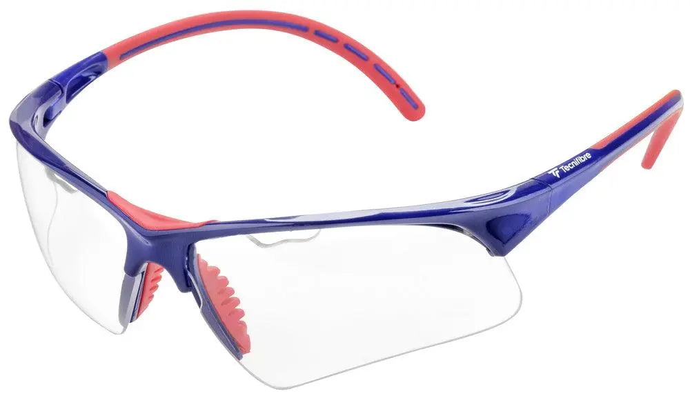 Tecnifibre Squash Eyewear - Red/Blue Racquet Point
