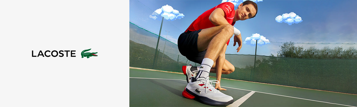 Lacoste Men's Tennis Shoes in Multiple Styles and Colors Available at Racquet Point