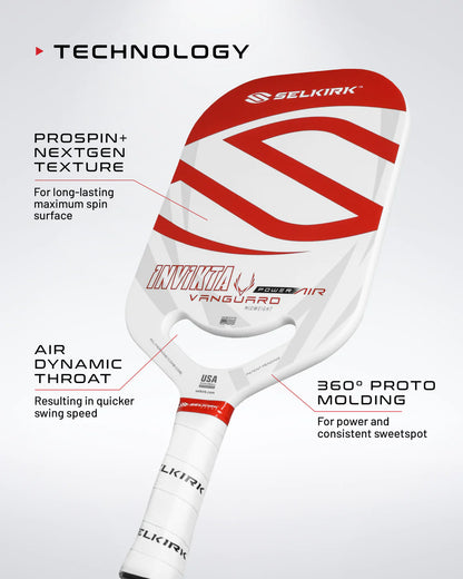 Selkirk Vanguard Power Air S2 Paddle Racquet Point