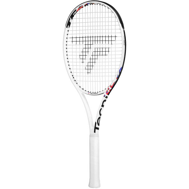 Displaying the vibrant colors and Xtra Feel grip of the Tecnifibre TF40 315 Tennis Racket