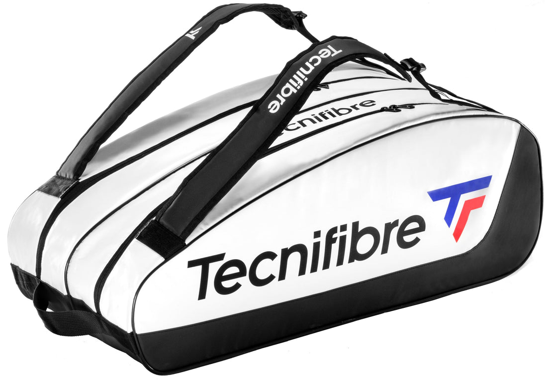 The waterproof Tarpaulin material of the Tecnifibre Tour Endurance WHT 12R Bag